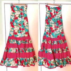 Flamenco Outfit 4pm Set (Skirt, top, 2 scarves)